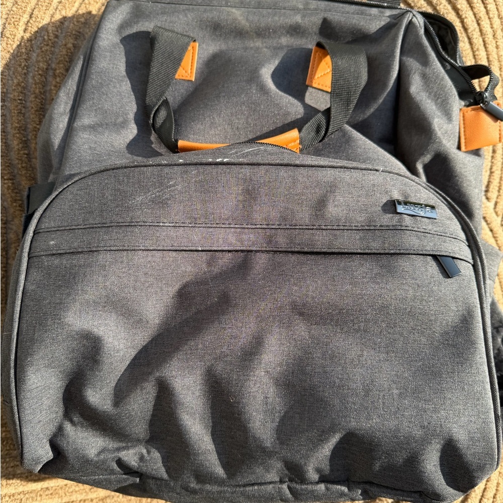 Lux Charcoal Backpack with Ebony Accents